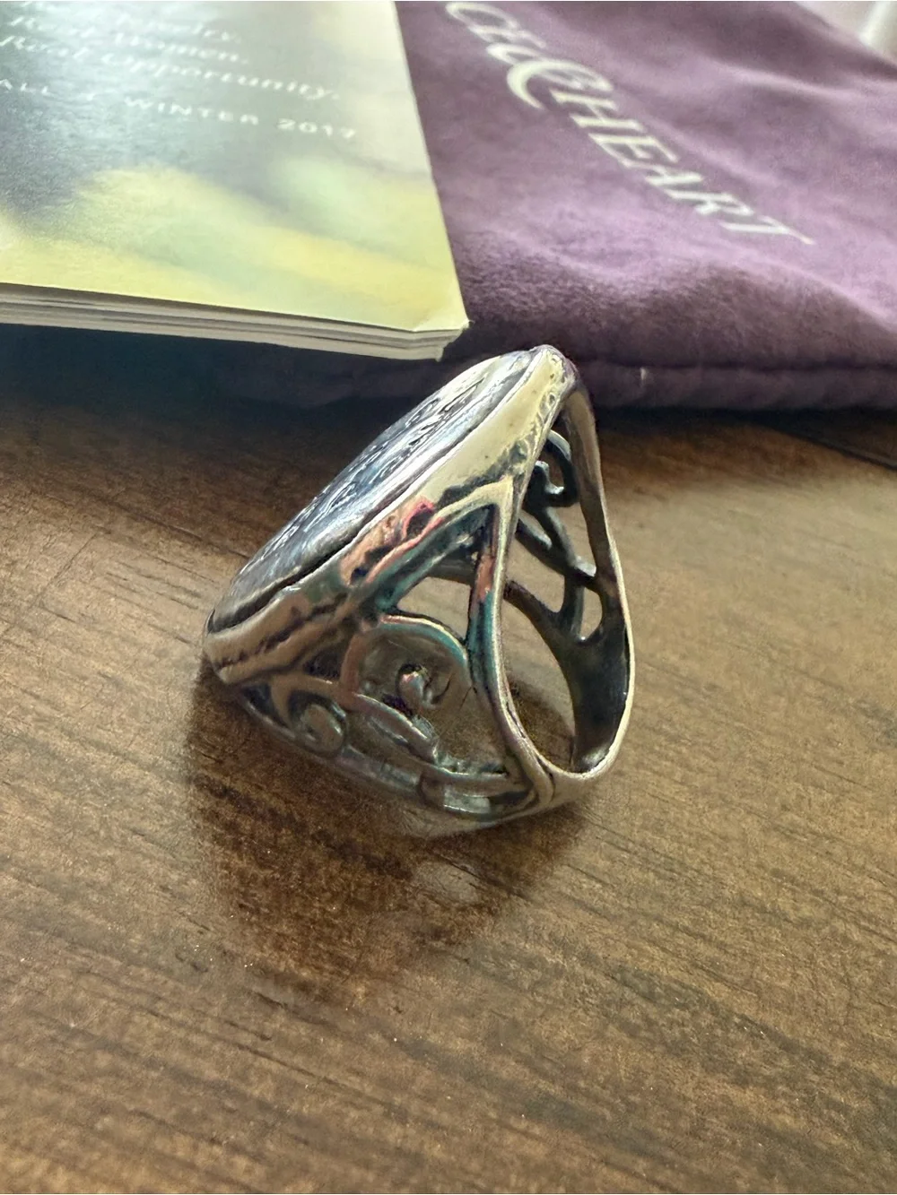 Grace & Heart G&H Give Grace Have Heart Inspiration Ring .925 SS Size 7 R1338